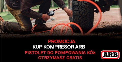 Promocja! Kup kompresor ARB, pistolet do pompowania kół otrzymasz gratis! 